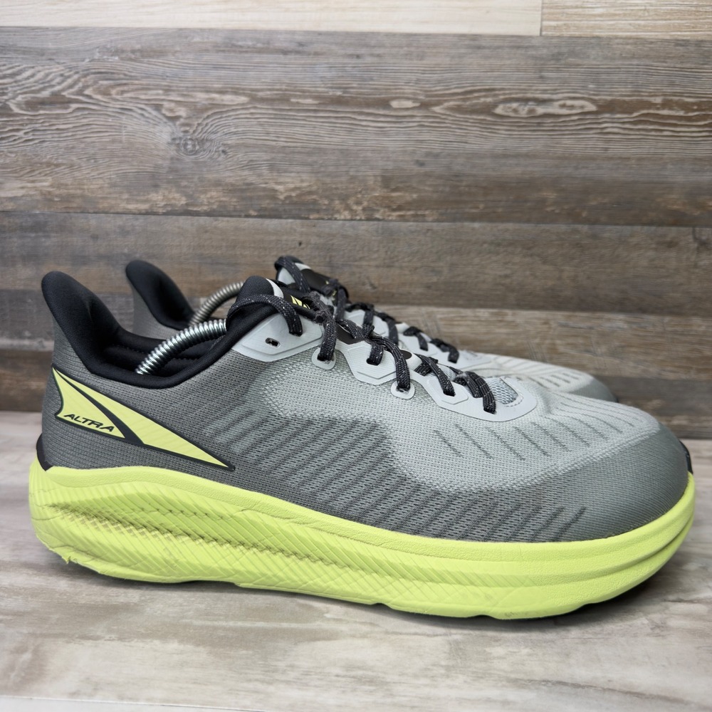 Altra Experience Form Mens Size 11.5 Running Shoes Gray Lime Green AL0A85NT231